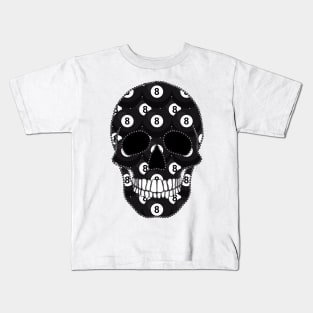 8 Ball Skull Kids T-Shirt